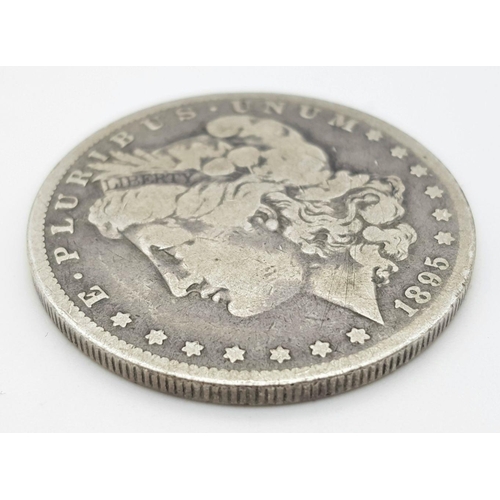 436 - A Key Date Scarce 1895 ‘O’ (New Orleans Mint) Morgan Dollar. 25.95 Grams