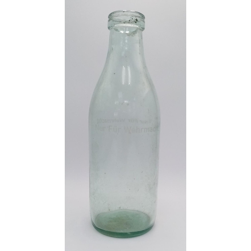 812 - WW2 German Milk Bottle “Only for the Army”