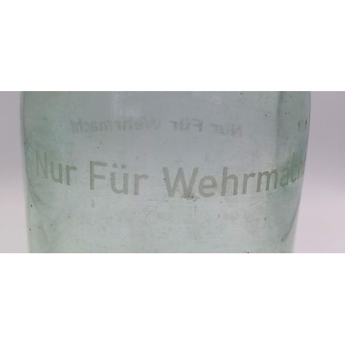 812 - WW2 German Milk Bottle “Only for the Army”