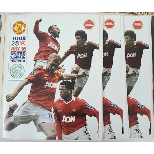 908 - Collection of Manchester United programmes and other items including sealed limited edition 2-Disc D... 