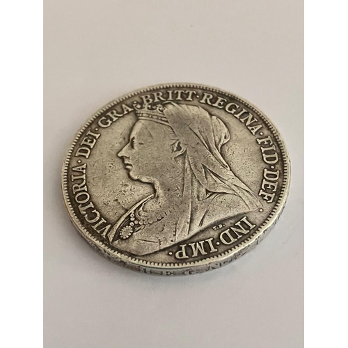 315 - 1899 SILVER CROWN in Extra Fine Condition.Having bold and raised definition to both sides.