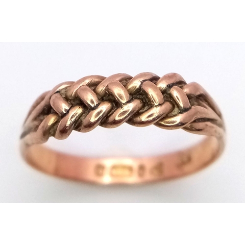 395 - A 9K ROSE GOLD 