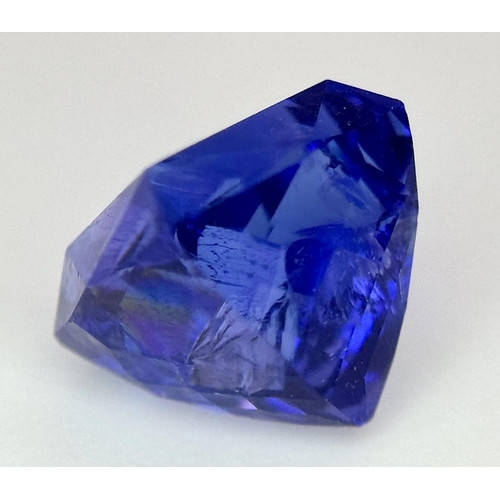 206 - A 3.196ct Blue/Violet Natural Tanzanite Gemstone. Comes with an IDL certificate.