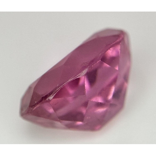 302 - A 2.41ct Violet/Pink Tourmaline Oval Cut Gemstone. Comes with an E.G.L. certificate.