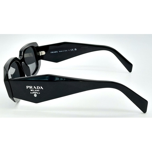 353 - A Pair of Designer Prada Black Sunglasses.