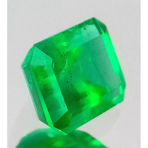 382 - A 0.61ct Natural Emerald Gemstone. Emerald cut. Comes with EGL Certificate.