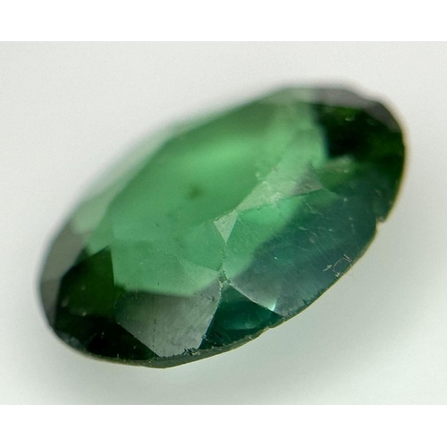 442 - A 1.76ct Oval Cut Tourmaline. Comes with EGL Certificate.