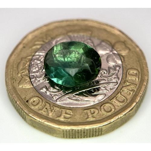 442 - A 1.76ct Oval Cut Tourmaline. Comes with EGL Certificate.