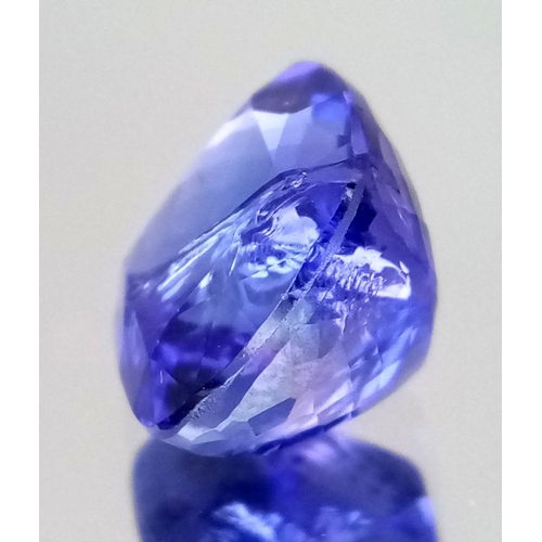 549 - A 7.05ct Cushion Cut Tanzanite Gemstone. Comes with an IDL certificate.