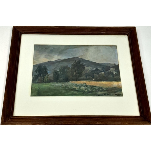 65 - A GENUINE SERVIN ORACKI OIL PAINTING CAPTURING A WONDERFUL LANDSCAPE IN HISOWN MASTER OF BRUSHWORK W... 