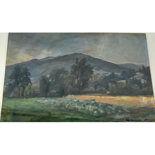 65 - A GENUINE SERVIN ORACKI OIL PAINTING CAPTURING A WONDERFUL LANDSCAPE IN HISOWN MASTER OF BRUSHWORK W... 