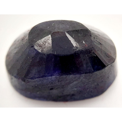 774 - A 4.15 Ct Natural Madagascar Blue Sapphire, Colour Enhanced, in the Faceted Oval Shape. Comes with t... 