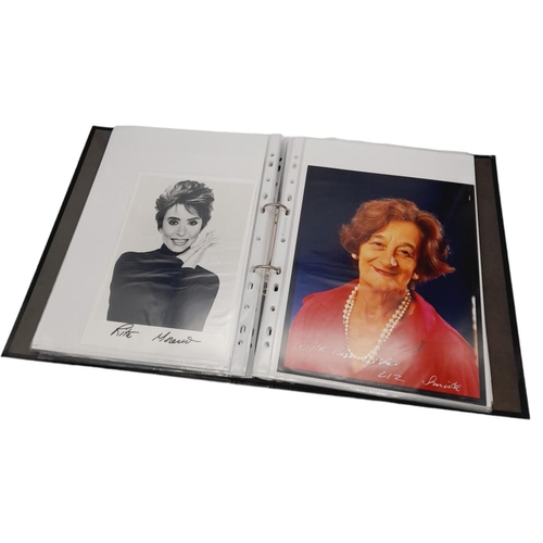 296 - A Wonderful Stars of TV, Film and Theatre - Picture and Autograph Album. 35 headshots with autograph... 