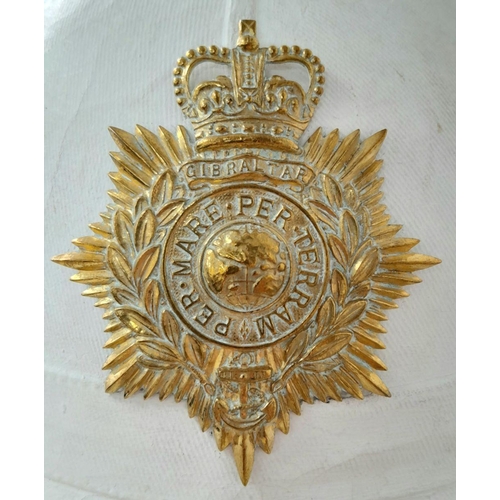 356 - 1960 Dated Royal Marines Band Pith Helmet. Complete with liner, badge, chin strap and top pommel. Ve... 