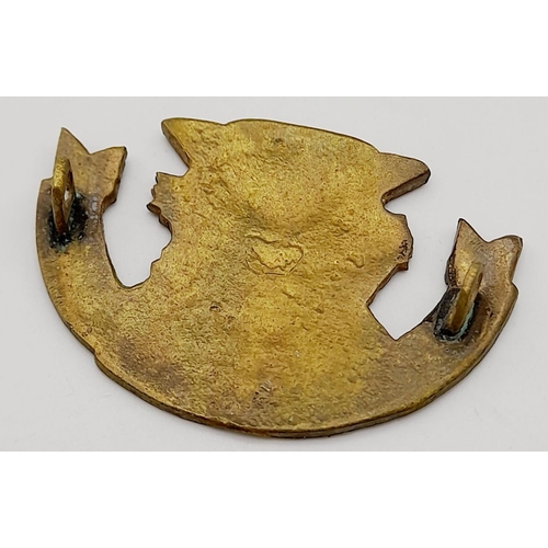 468 - WW2 Malay Peoples Anti-Japanese Army Cap Badge. The MPAJA were a communist guerrilla army that resis... 