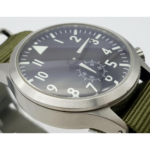 354 - A Maratac Titanium Pilot 39mm Case Automatic Watch. This Watch is only available from one US supplie... 