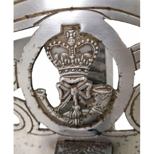 55 - British 1897 Pattern Officers Sword. Made by Wilkinson Sword. Badge to the Light Infantry (1968-2007... 