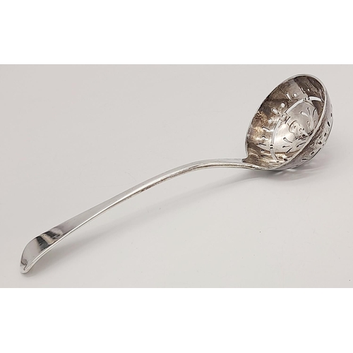 336 - Magnificent Antique GEORGE IV SILVER LADLE. Clear hallmark for John Kirschner London 1821. Beautiful... 