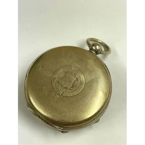 423 - An Antique gents pocket watch , as found .