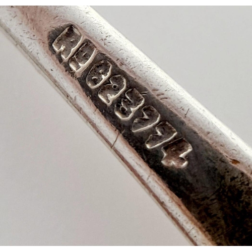 276 - A SET OF 6 SOLID SILVER TEA SPOONS IN THE ORIGINAL CASE DATED 1929 MADE BY HENRY ARCHER AND CO.