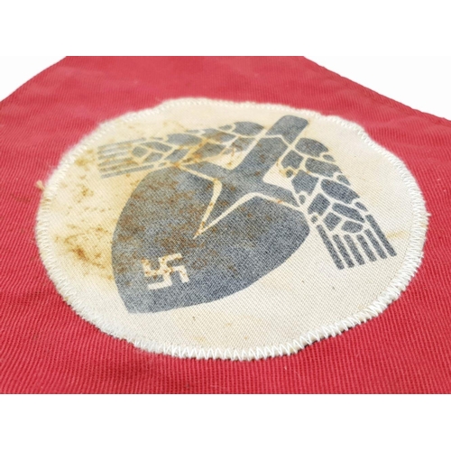 226 - WW2 German Reichsaebeitsdienst  (labour corps) Sports Pennant.