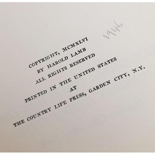 206 - A first Edition, 1946, Alexander of Macedon by Harold Lamb, leather bound, in good condition.