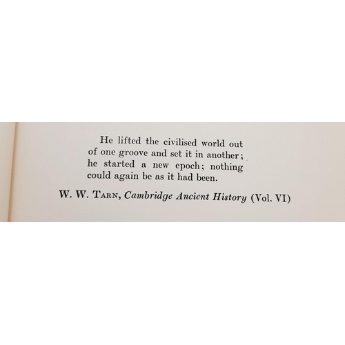 206 - A first Edition, 1946, Alexander of Macedon by Harold Lamb, leather bound, in good condition.