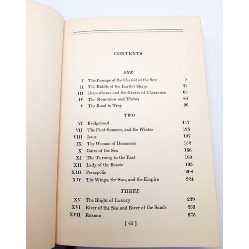 206 - A first Edition, 1946, Alexander of Macedon by Harold Lamb, leather bound, in good condition.