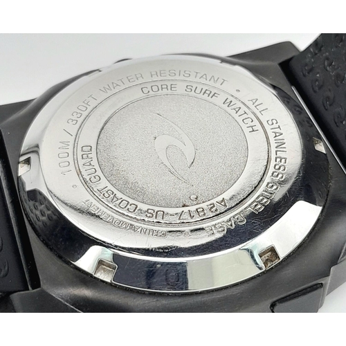 325 - Limited Edition US Coastguard Surf/Divers Watch by Rip Curl. 45mm Case. Full Working Order. Stainles... 