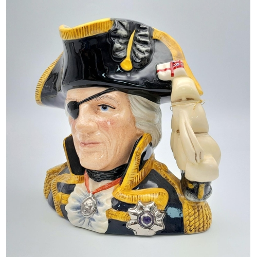 381 - An Excellent Condition, Special Edition, Royal Doulton Character Jug of Lord Nelson and the Victory.... 