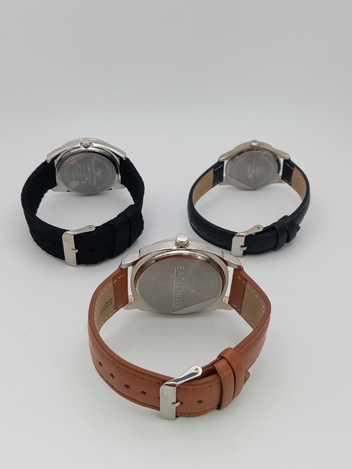 A Parcel of Three Military Design Watches Comprising; 1) An Italian ...