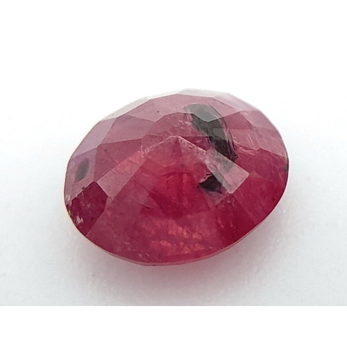 1657 - A 1.16ct Untreated Afghan Ruby Gemstone - GFCO Certified.