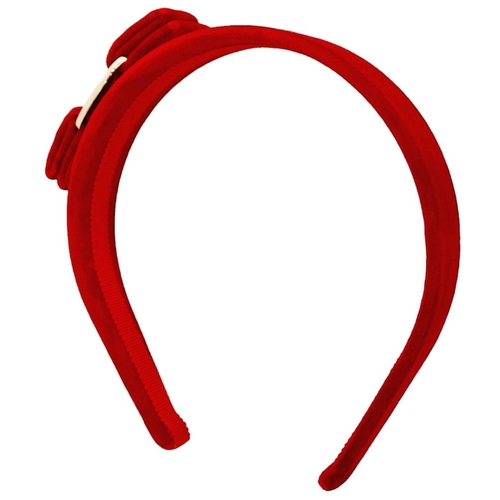 494 - A Salvatore Ferragamo Red Velvet Headband! Excellent condition - comes with original packaging. Ref:... 