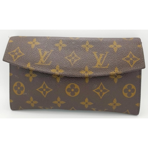 515 - A Vintage Louis Vuitton Envelope Purse/Wallet. Louis Vuitton x Saks Fifth Avenue collaboration. Mono... 