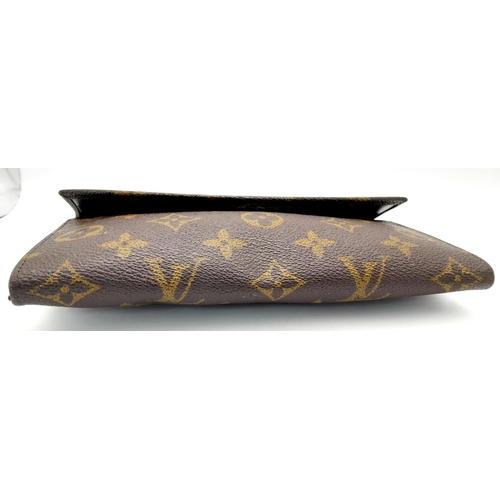 515 - A Vintage Louis Vuitton Envelope Purse/Wallet. Louis Vuitton x Saks Fifth Avenue collaboration. Mono... 