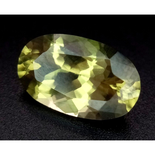103 - NATURAL GIA CERTIFIED 6.16CT OVAL ZULTANITE PART OF THE DIASPORE SPECIES

ref: SPENCE 3002