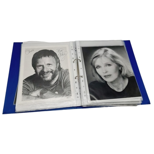 1216 - A Wonderful Stars of TV, Film and Theatre - Picture with Autograph Album. Over 40 headshots with aut... 