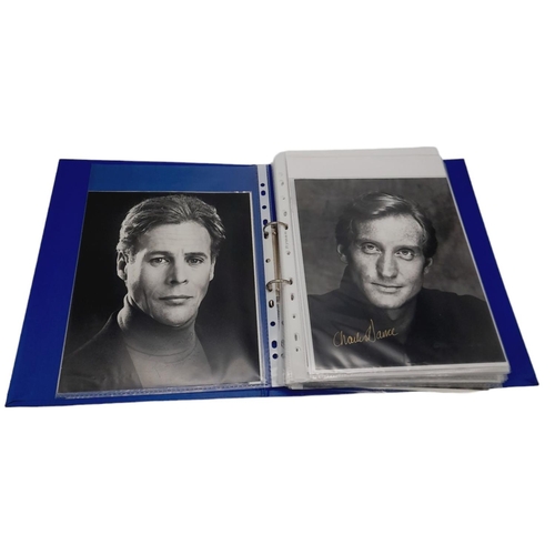 1216 - A Wonderful Stars of TV, Film and Theatre - Picture with Autograph Album. Over 40 headshots with aut... 