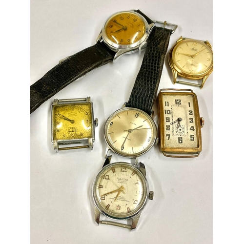 251 - Assorted watches to include automatic watch ( working ) others as found