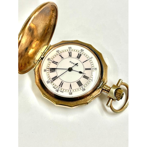 272 - A Vintage ladies full hunter pocket watch , sold as found .