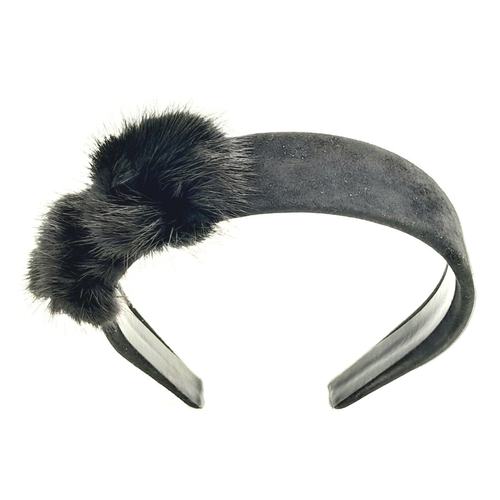 501 - A Designer Ferregamo Fluffy Headband!