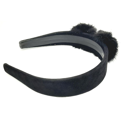 501 - A Designer Ferregamo Fluffy Headband!