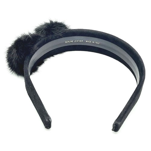 501 - A Designer Ferregamo Fluffy Headband!