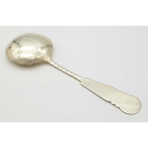 105 - Vintage SILVER CHINESE CADDY SPOON. Beautifully designed bowl, with Chinese symbols on handle. Excel... 