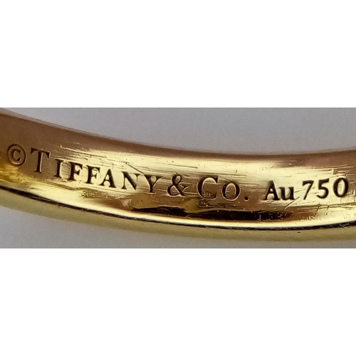 180 - TIFFANY & CO 18K YELLOW GOLD HARDWEAR BALL RING 7G SIZE I

ref: SC 3064