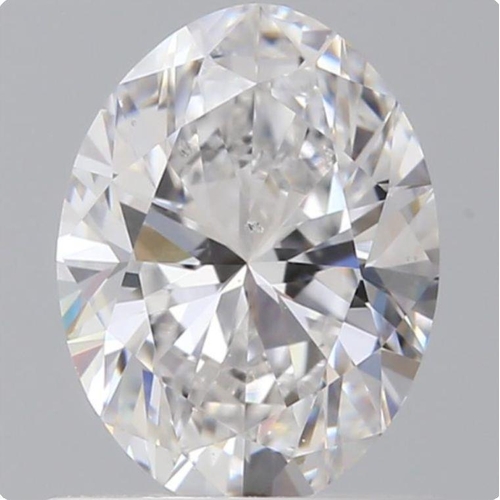 291 - 0.70ct Oval cut DIAMOND stone, colour D, SI1, come with GIA certificate.
Measurement: 6.75 x 5.07 x ... 