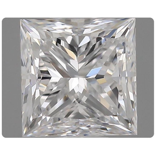 541 - A 0.90ct Princess cut DIAMOND stone, colour D, VS2 clarity, come with GIA certificate.
Measurement: ... 