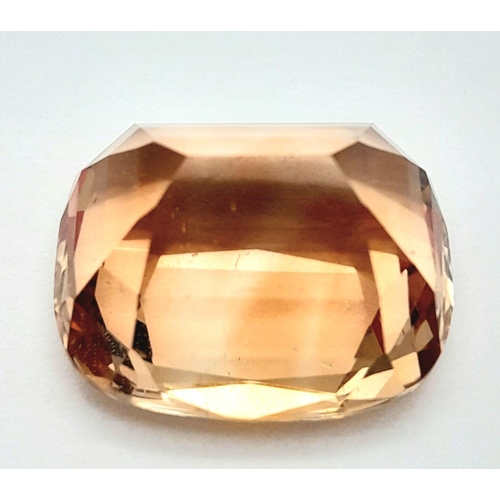 246 - A 36.70ct Imperial Topaz Gemstone - GFCO Swiss Certified.