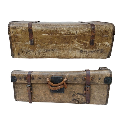 384 - WW2 German Suitcase. Used by a soldier in the Africa Corps. A Veteran bring back, as this was found ... 