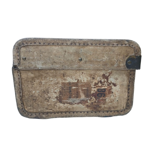 384 - WW2 German Suitcase. Used by a soldier in the Africa Corps. A Veteran bring back, as this was found ... 